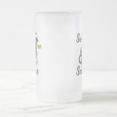 Süßer Tee und Sonnenschein Mattglas Bierglas (Mittel)