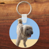 Süßer Terrier Schlüsselanhänger (Rückseite)