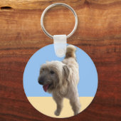 Süßer Terrier Schlüsselanhänger (Vorderseite)