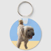 Süßer Terrier Schlüsselanhänger (Rückseite)