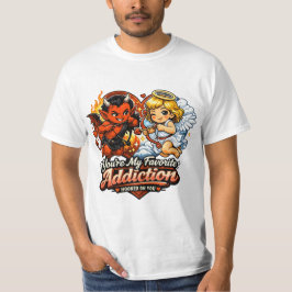 Süßer Teufel & Engel Valentinstag Liebesdesign T-Shirt
