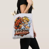 Süßer Teufel & Engel Valentinstag Liebesdesign Tasche (Von Nahem)