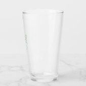Süßer Teufel Geist mit grünem Dreizack Glas (Links)