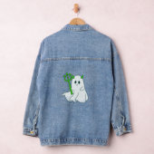 Süßer Teufel Geist mit grünem Dreizack Jeansjacke (Hangar)