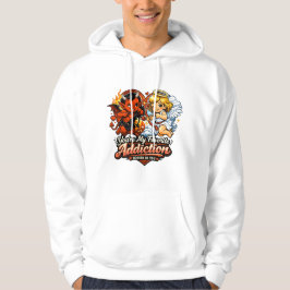 Süßer Teufel und Engel Valentinstag Liebesdesign Hoodie