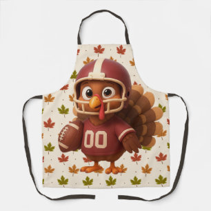 Süßer Thanksgiving-Day-Football-Truthahn Schürze