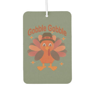 Süßer Thanksgiving Truthahn Cartoon – “Gack Gack” Autolufterfrischer