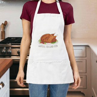 Süßer Thanksgiving Truthahn dankbar für gutes Esse Schürze