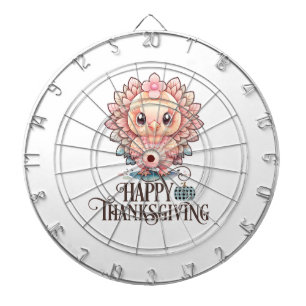 Süßer Thanksgiving Truthahn Dartscheibe