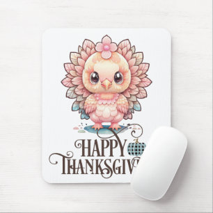 Süßer Thanksgiving Truthahn Mousepad