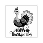 Süßer Thanksgiving Truthahn Permastempel (Design)