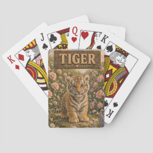 Süßer Tiger-Baby-Geschichtenbuch-Nursery-Tier Spielkarten
