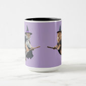 Süßer Tiger & Löwe Hexe Halloween Tasse (Zentrum)