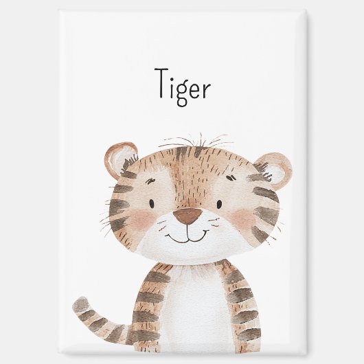 Süßer Tiger Magnet (Vorderseite)