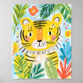 Süßer Tiger Poster (Vorne)