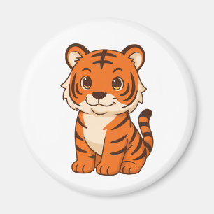 Süßer Tigerjunges Magnet