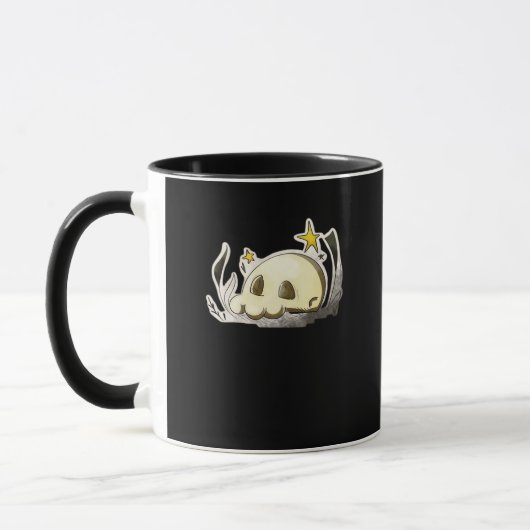 Süßer Totenkopf Oversized Tasse (Links)