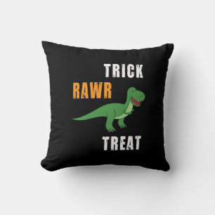 Süßer Trick oder Treat Halloween Tyrannosaurus Rex Kissen