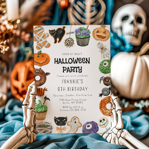 Süßer Trick Or Treat Halloween Geburtstag Einladung