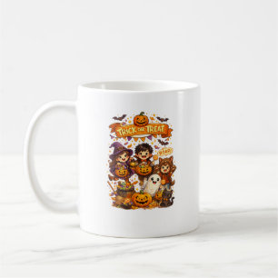 Süßer Trick-or-Treat-Halloween-Kaffeebecher-Gesche Kaffeetasse