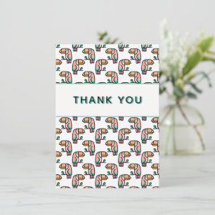 Süßer tropischer Tukane-Vogel-Tier-Geschenk für Ki Dankeskarte