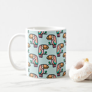 Süßer tropischer Tukane-Vogel-Tier-Geschenk für Ki Kaffeetasse