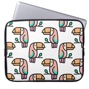 Süßer tropischer Tukane-Vogel-Tier-Geschenk für Ki Laptopschutzhülle