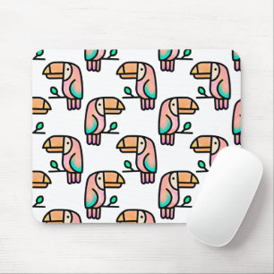 Süßer tropischer Tukane-Vogel-Tier-Geschenk für Ki Mousepad