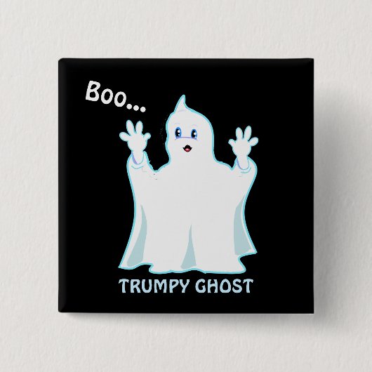 Süßer Trumpy-Geist Button (Vorderseite)