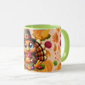 Süßer Truthahn #5 Tasse (VorderseiteRechts)