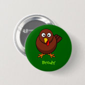 Süßer Truthahn Button (Vorne & Hinten)