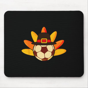 Süßer Truthahn Fußball Ll Für Kleinkind Fußball Th Mousepad