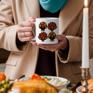 Süßer Truthahn Thanksgiving Kaffeetasse