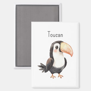 Süßer Tukan-Vogel Tier Magnet