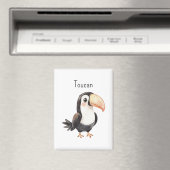 Süßer Tukan-Vogel Tier Magnet (In Situ (Geschirrspüler))