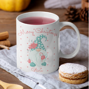 Süßer Tupfen-Frohe-Weihnachten-Feiertags-Gnom Kaffeetasse