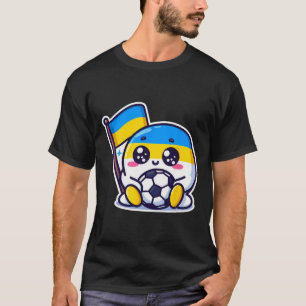 Süßer ukrainischer Fan Ukraine-Flagge Cute Cart T-Shirt