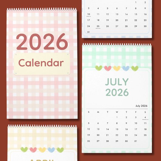 Süßer und bunter Kalender 2026