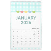 Süßer und bunter Kalender 2026 (Jan 2027)