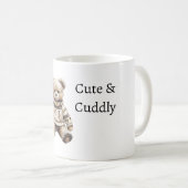 Süßer und Kuscheliger Teddybär Kaffeetasse (VorderseiteRechts)