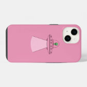 Süßer und lustiger Alien-Cookie iPhone Hülle (Rückseite (Horizontal))