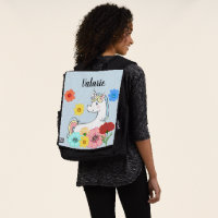 Süßer Unicorn-Name-Rucksack