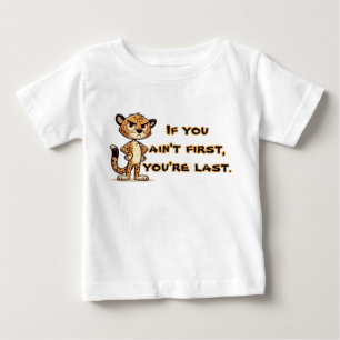 süßer, unzufriedener Gepard Baby T-shirt
