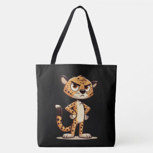 süßer, unzufriedener Gepard Tasche