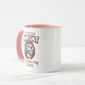 Süßer Valentins-Igel – Ritter in stacheliger Rüstu Tasse (Vorderseite Links)