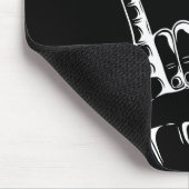 Süßer Valentinstag_ Ich liebe dich Handzeichenspra Mousepad (Ecke)