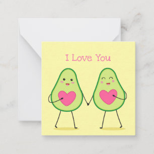 Süßer Valentinstag Mitteilungskarte