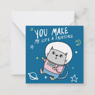 Süßer Valentinstag Mitteilungskarte