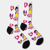 Süßer Valentinstag Socken (Rechts)