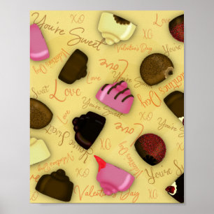 Süßer Valentinstag - Valentinstag Süßigkeiten Must Poster